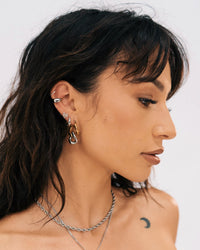 Halle Huggies | Sterling Silver