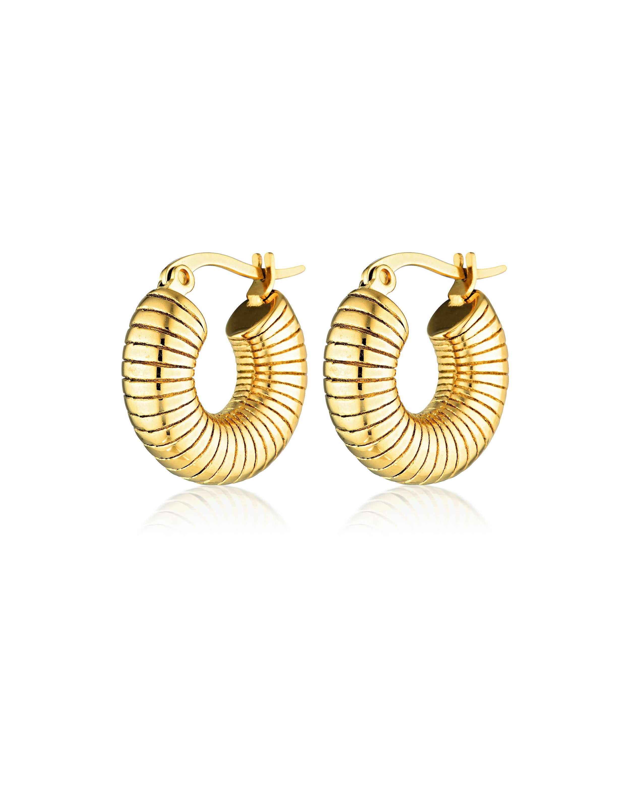 18K Ava Hoop Earrings main image 0