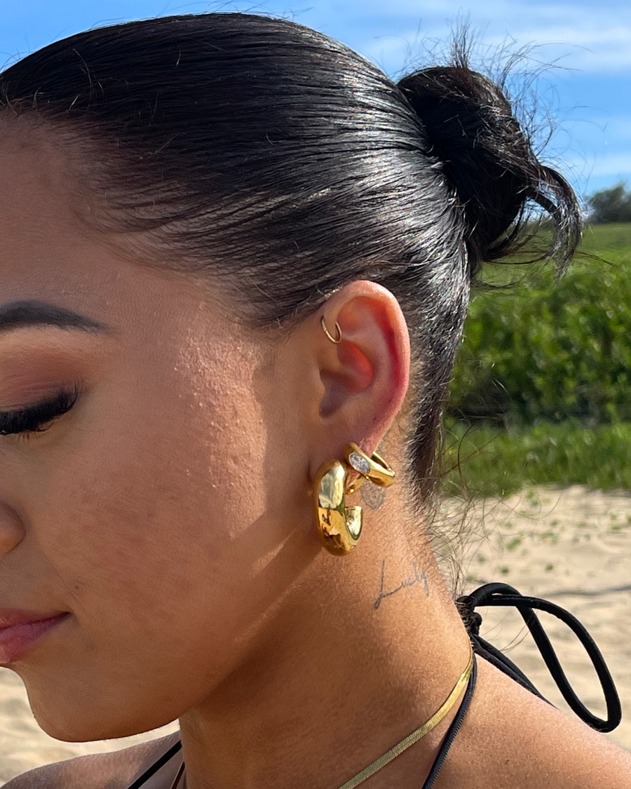 Lana Hoops | 18k Gold Plated