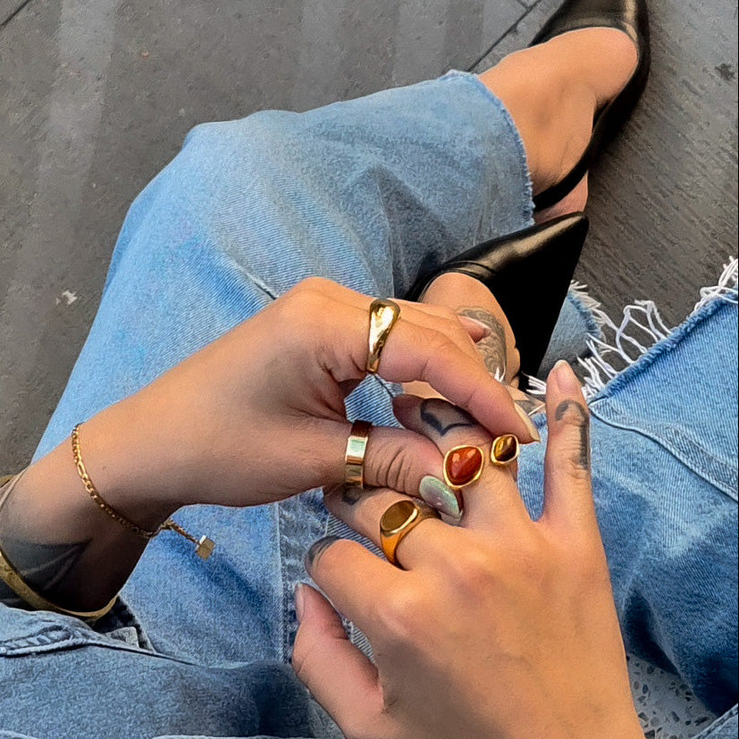 Roux Ring | 18k Gold Plated