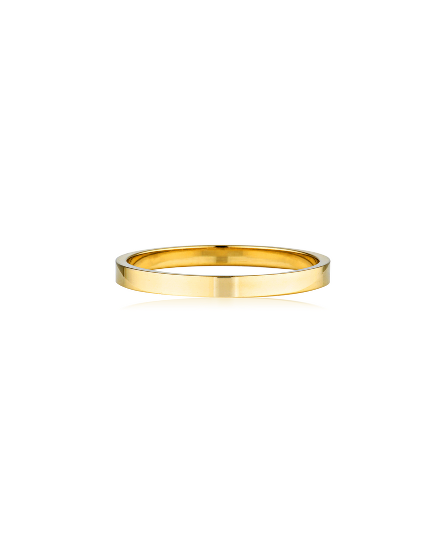 2mm Minimalist Ring | 18k Gold Plated