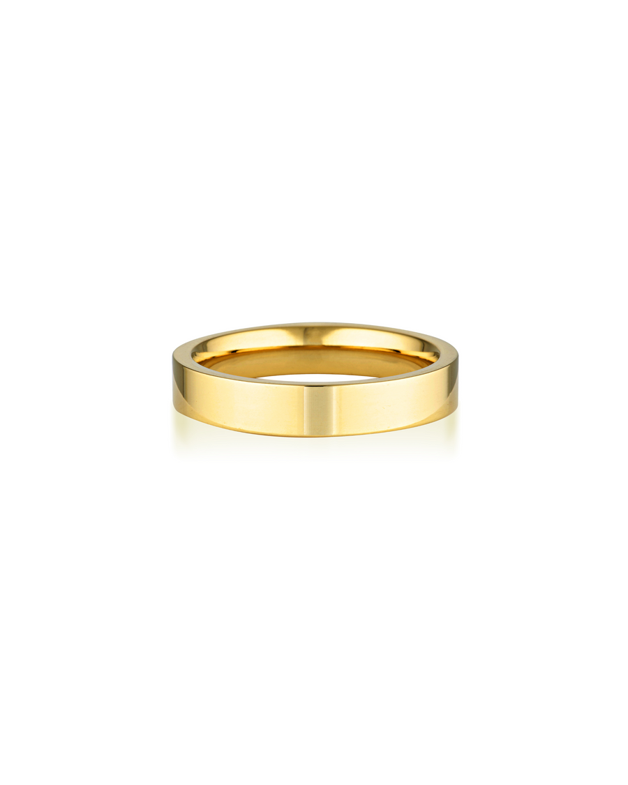 4mm Minimalist Ring 18k Gold Plated AUMIA