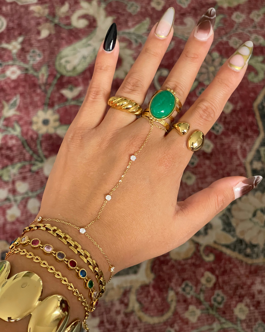 Amora Bracelet | 18k Gold Plated