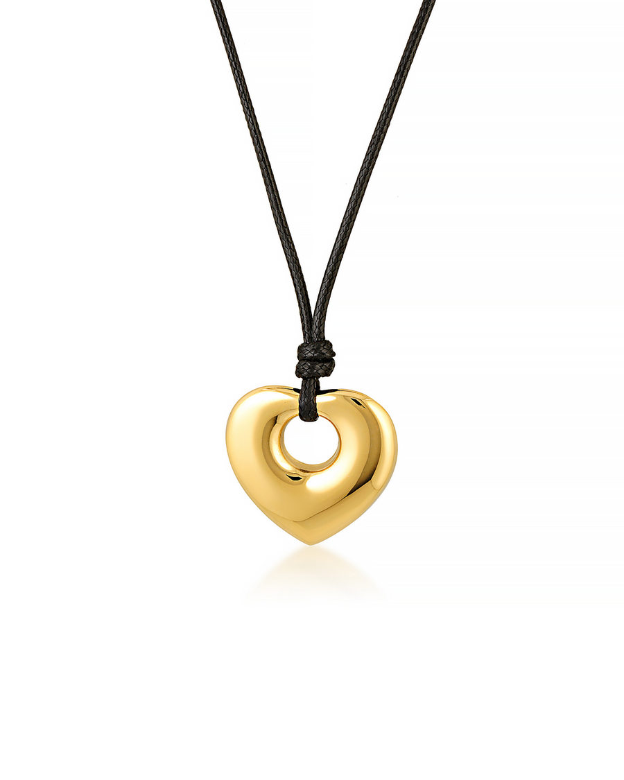 Annie Heart Necklace | 18k Gold Plated