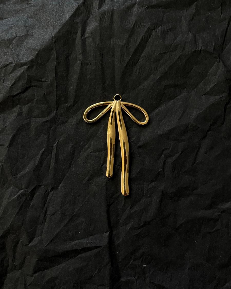 Bow Charm | 18k Gold Plated