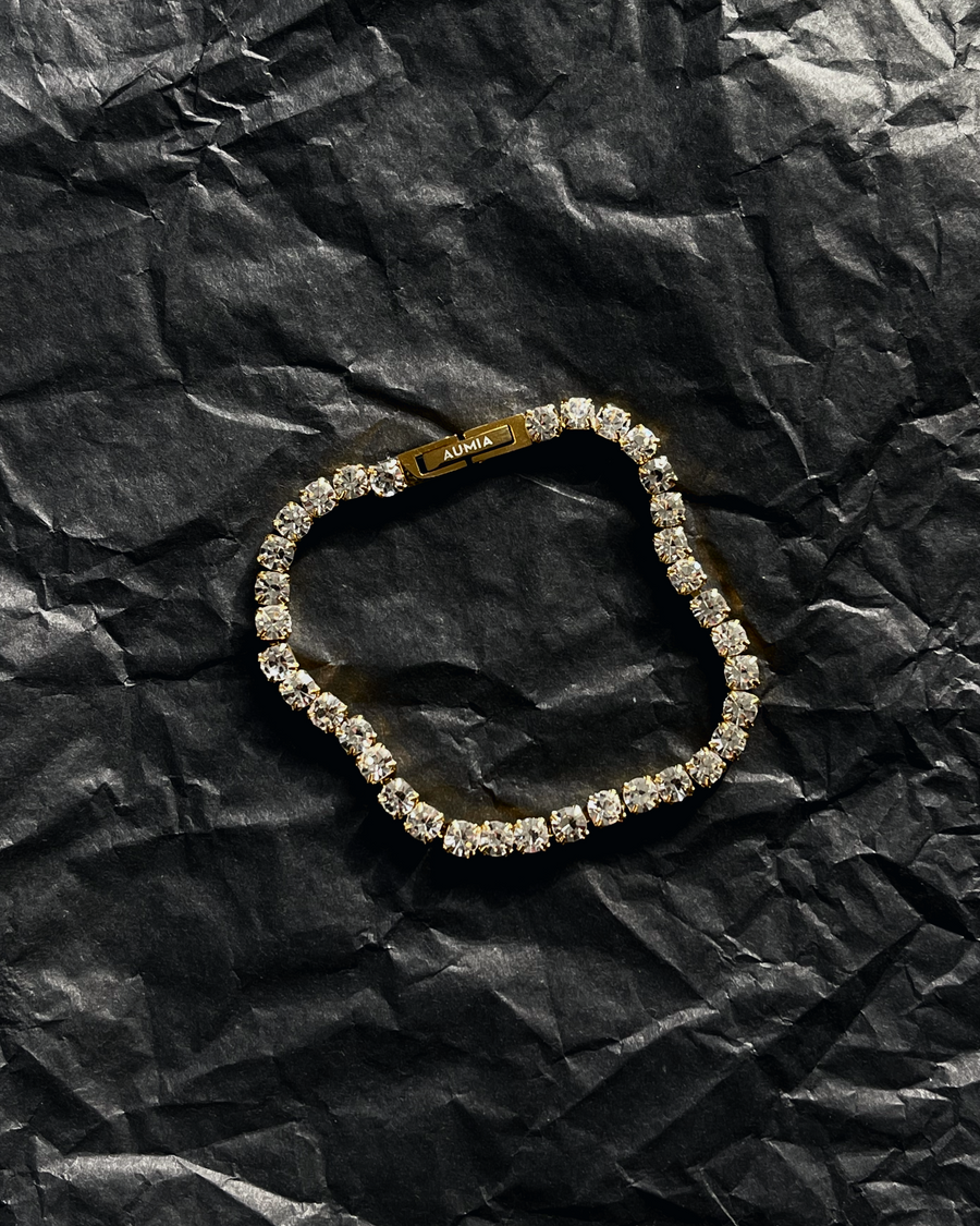 Danće Tennis Bracelet | 18k Gold Plated