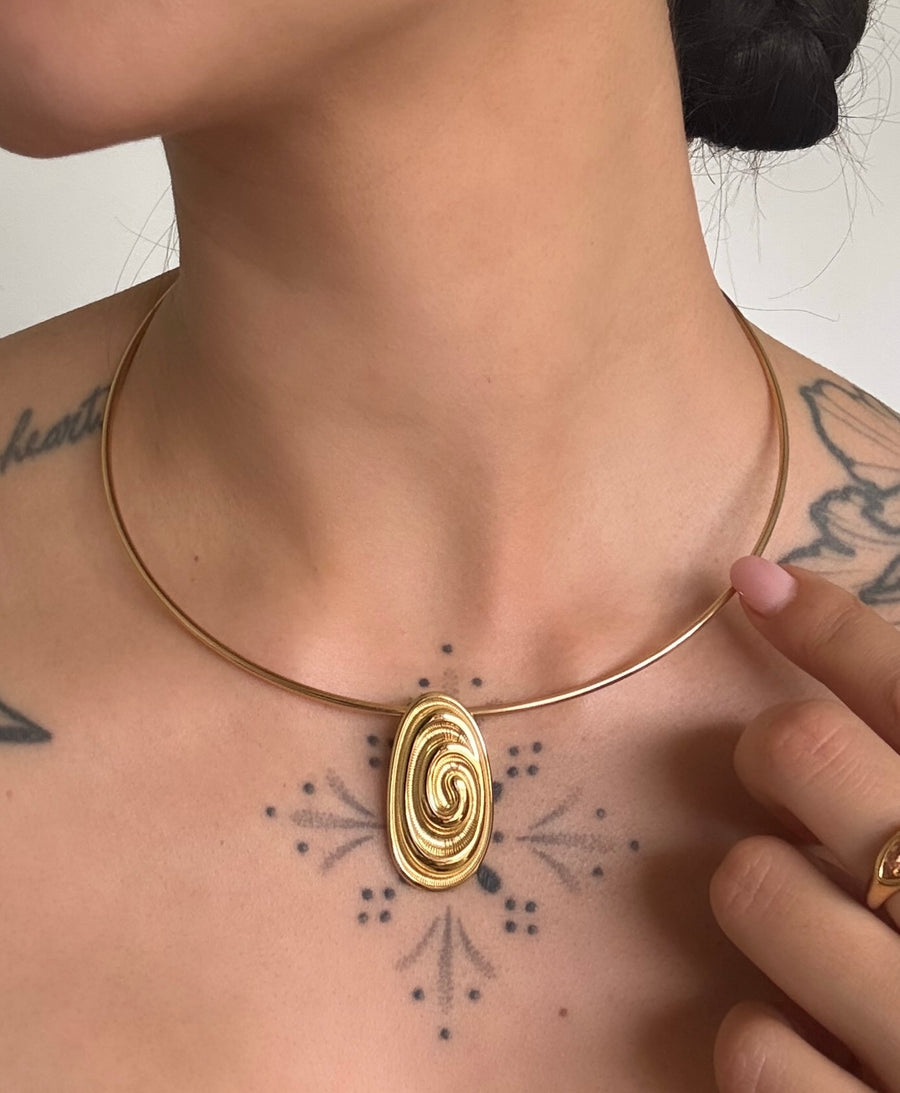 Lennon Choker | 18k Gold Plated