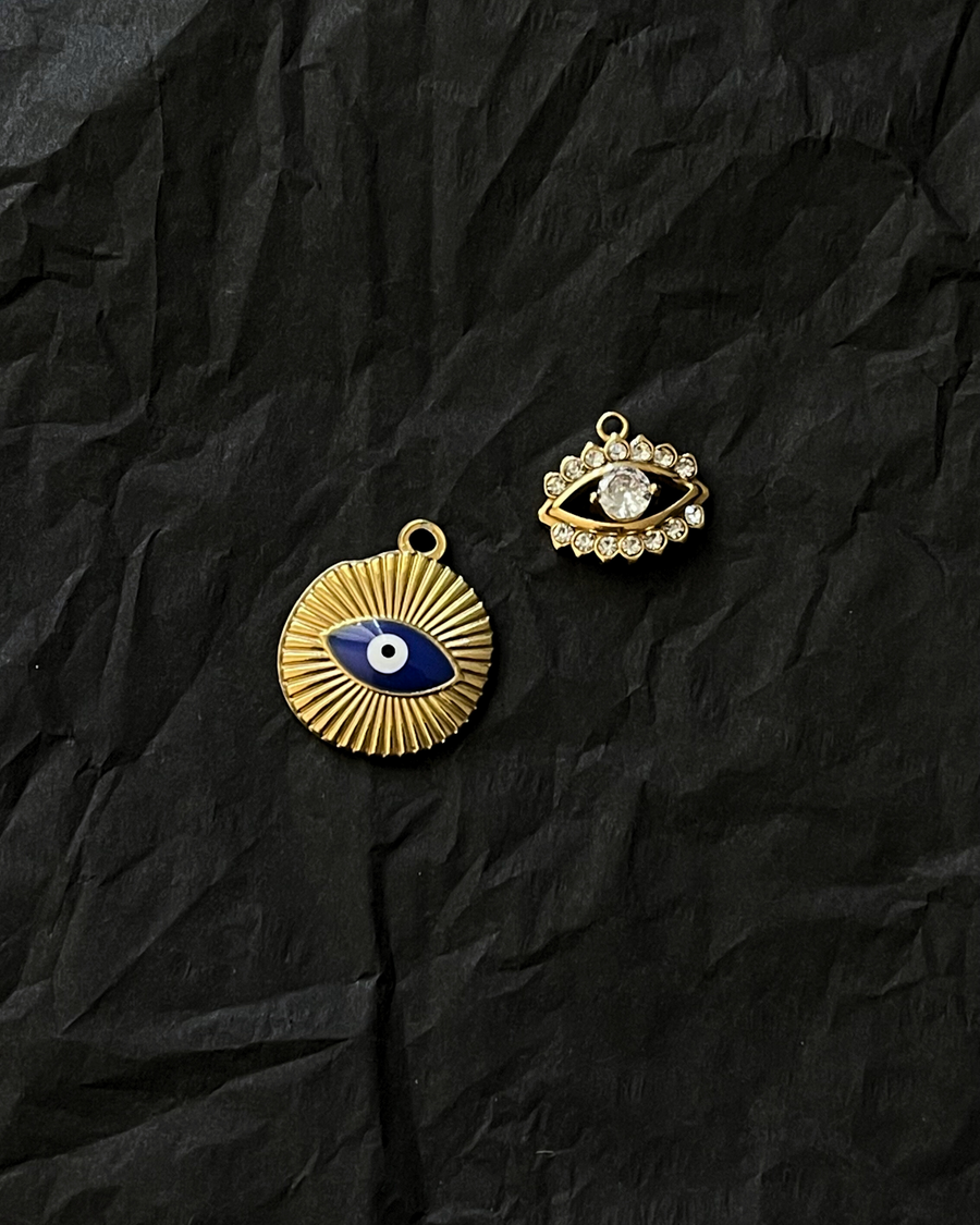 Evil Eye Charm | 18k Gold Plated