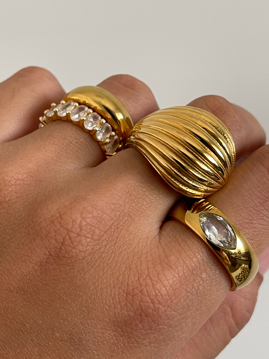 Delphine Ring | 18k Gold Plated