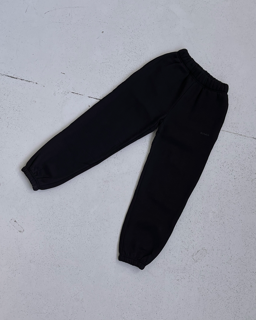 On The Go Trackpants | Jet Black
