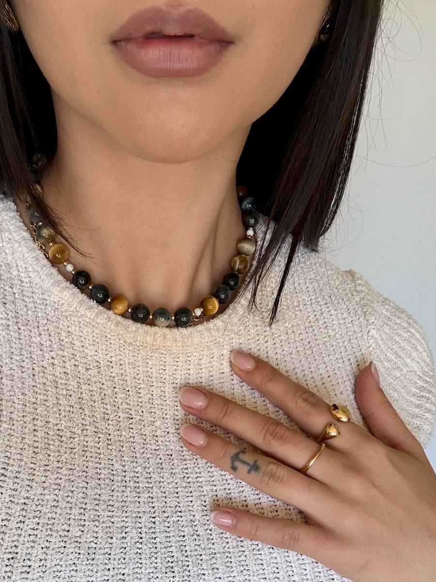 Gaia Necklace | 18k Gold Plated