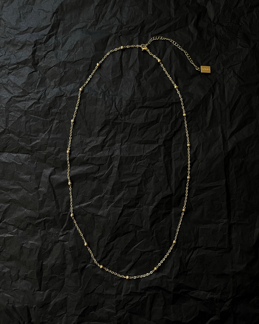 Iris Chain Necklace | 18k Gold Plated