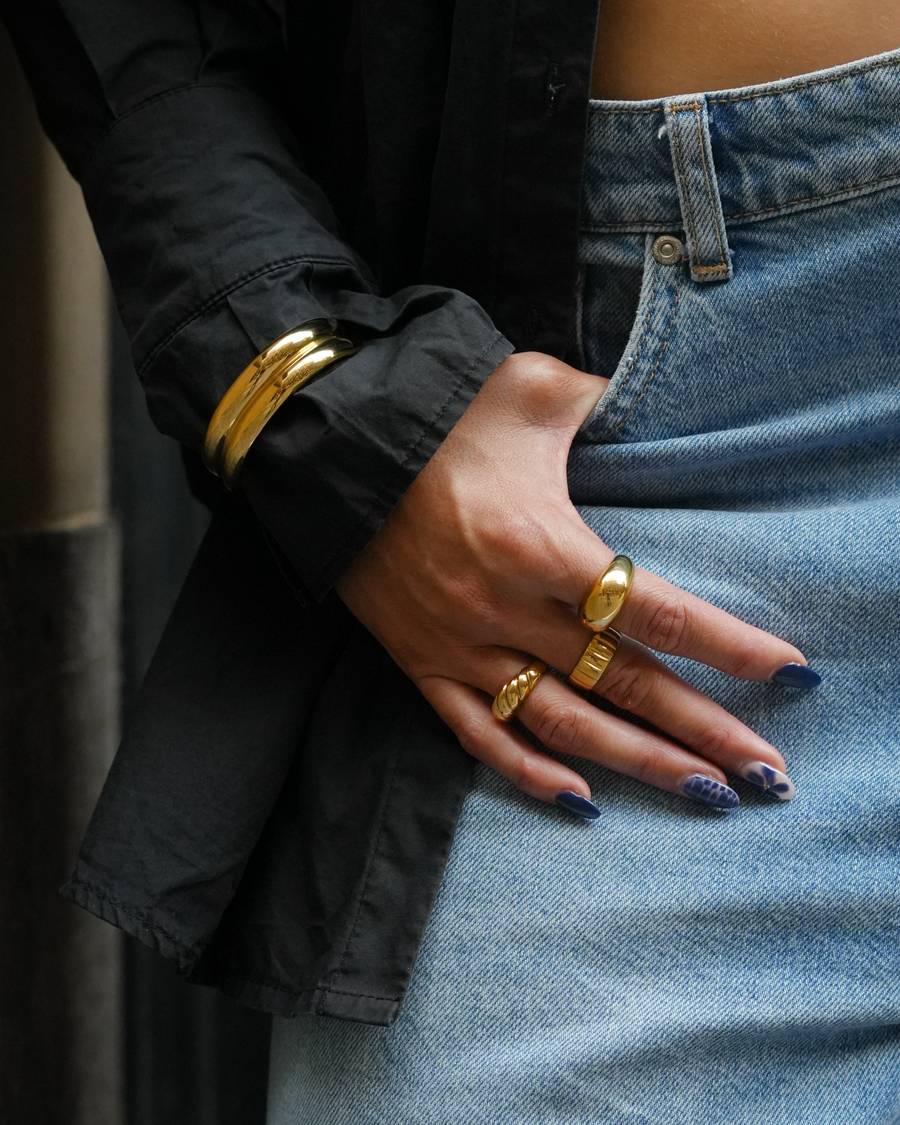 Liora Bangle | 18k Gold Plated