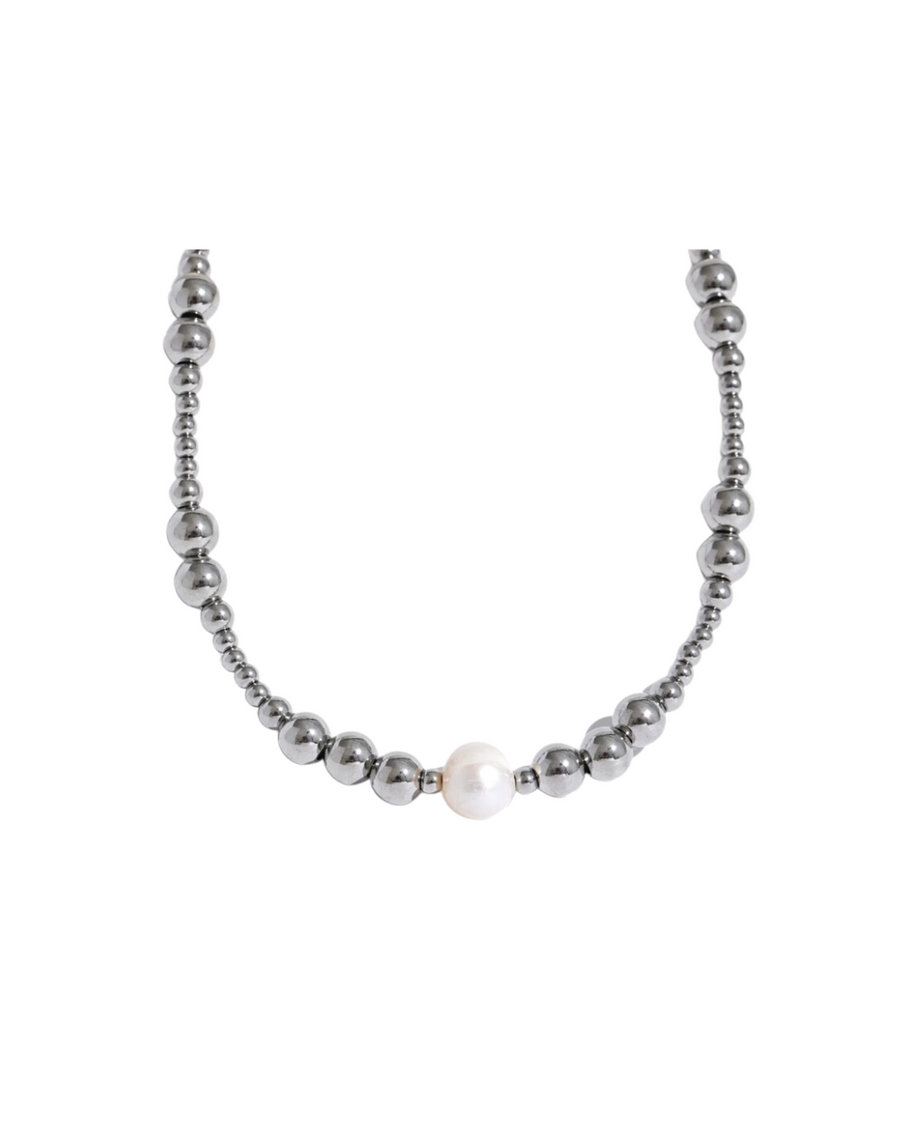 Cora Necklace | Silver
