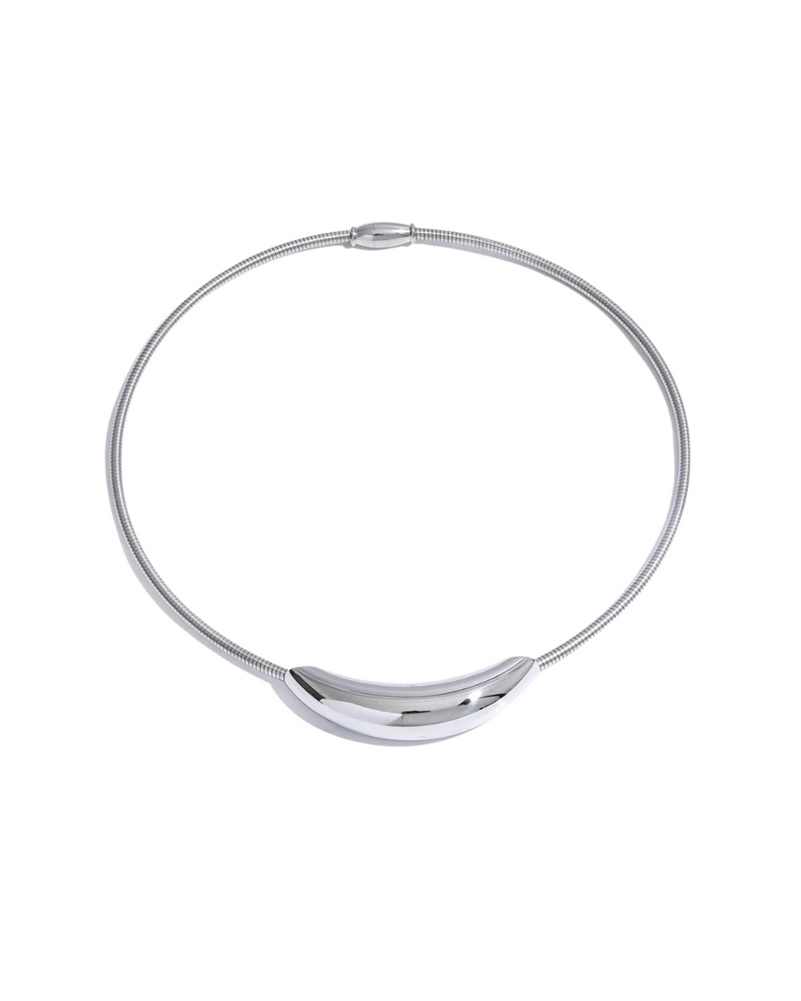 Nara Choker Necklace | Silver