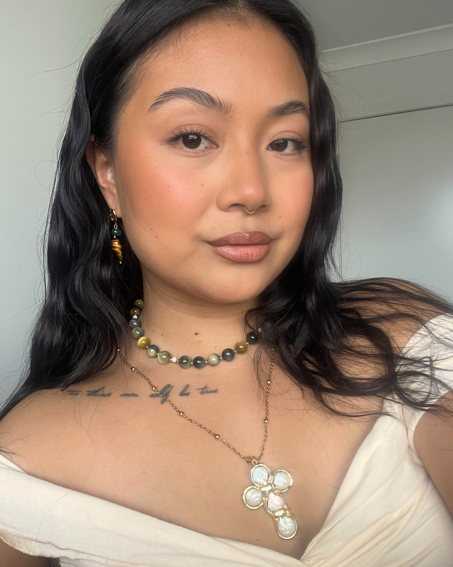 PRE-ORDER | Perlita Necklace | 18k Gold Plated