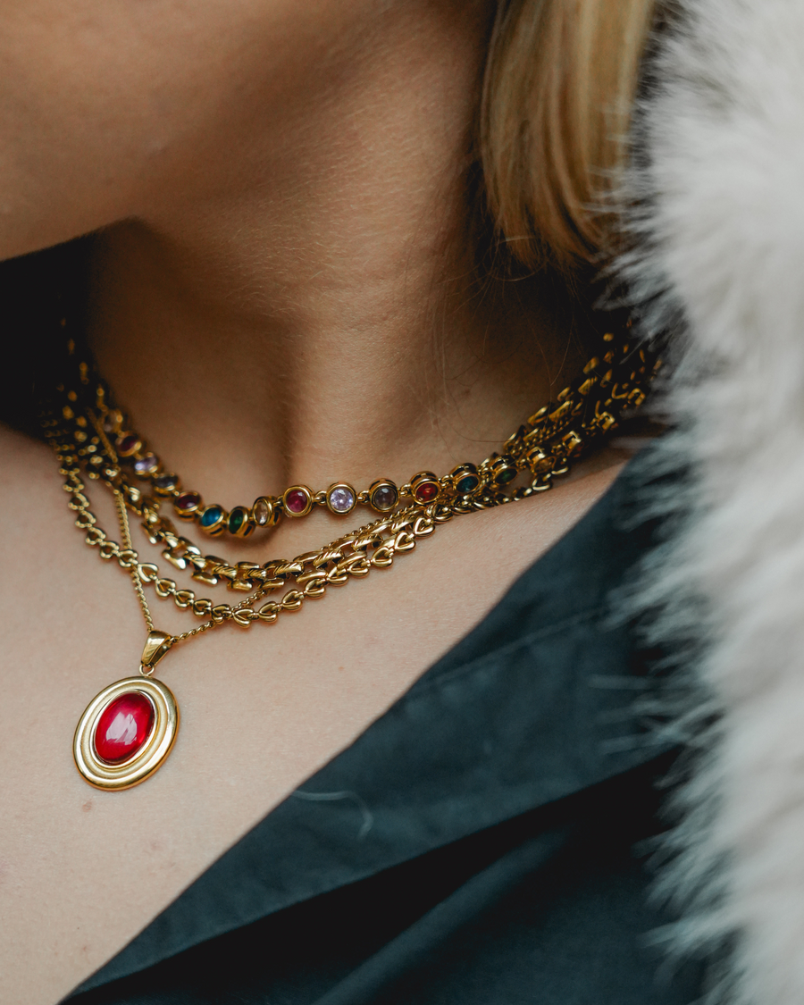 Scarlette Necklace | 18k Gold Plated