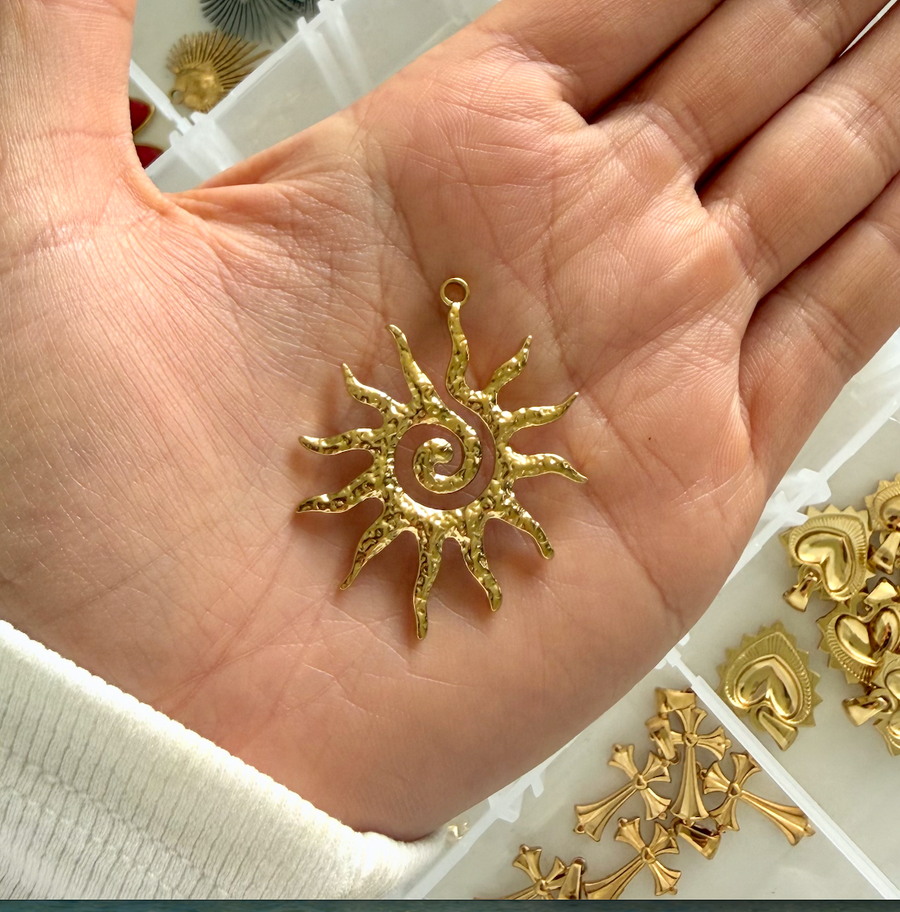 Sungold Charm | 18k Gold Plated