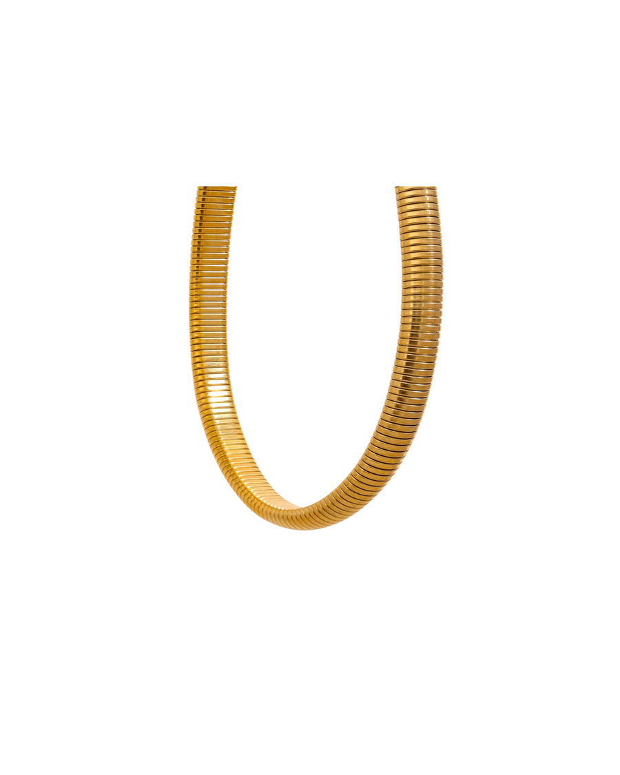 Serpent Choker Necklace | 18k Gold Plated