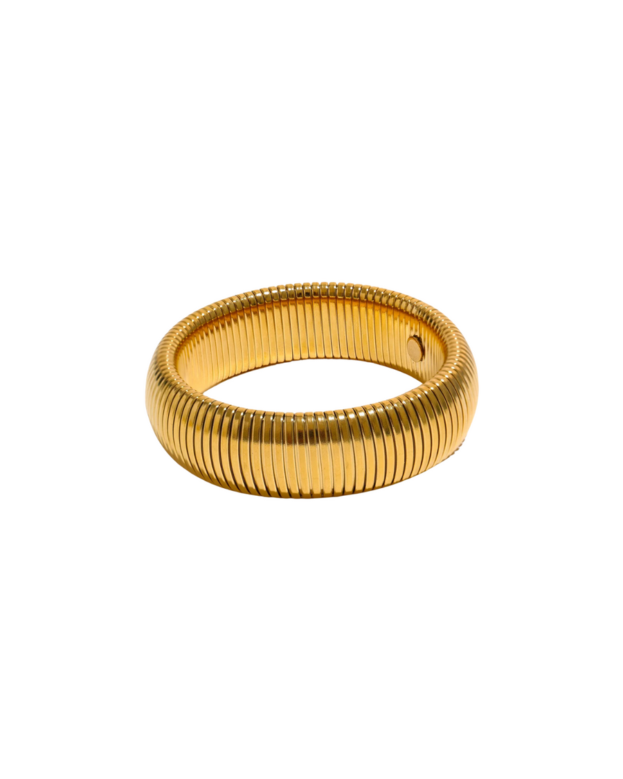 Serpent Bangle | 18k Gold Plated