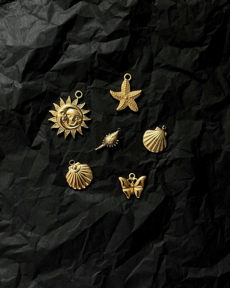 Summer Elements Charm | 18k Gold Plated