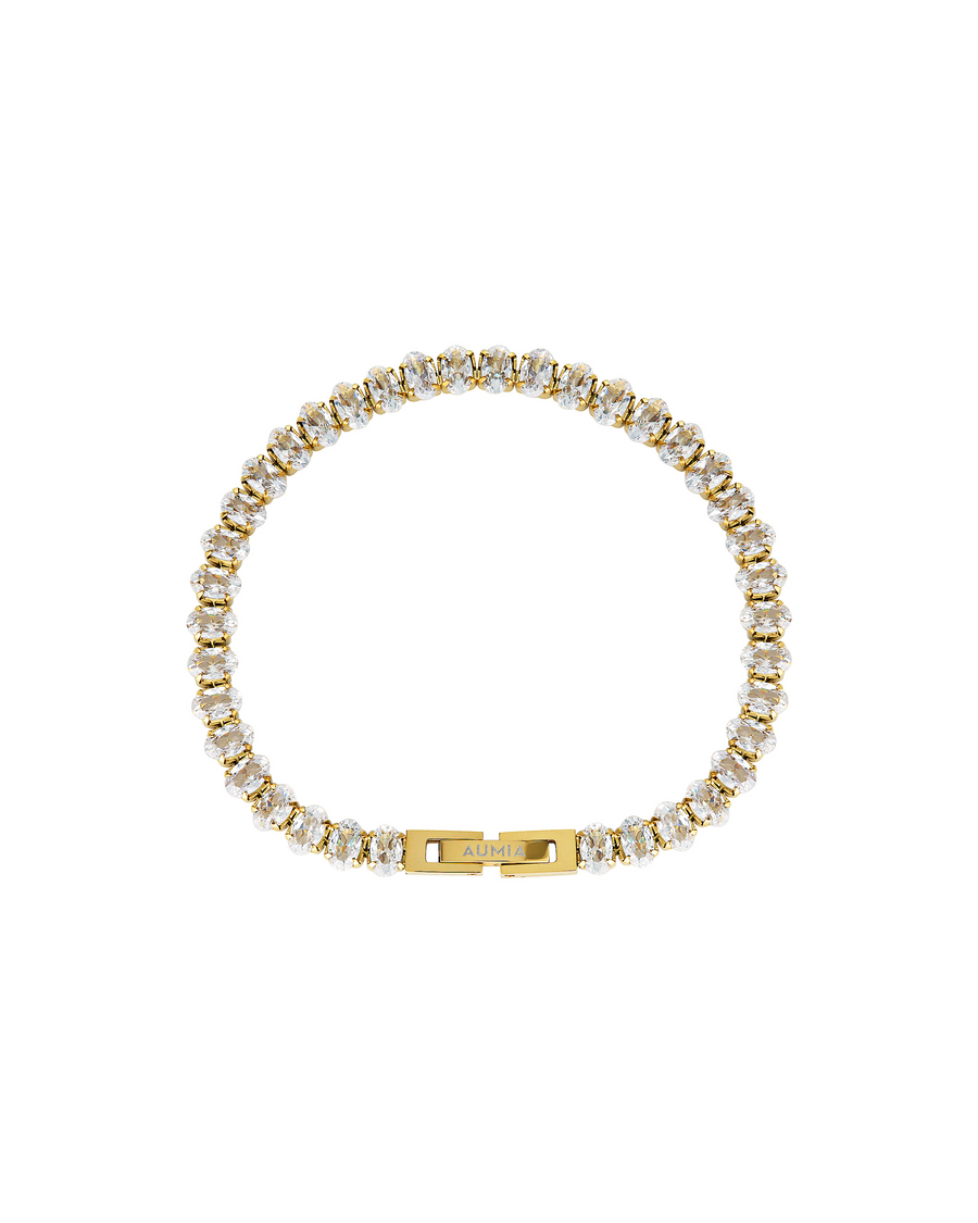 Zahirah Tennis Bracelet | 18k Gold Plated