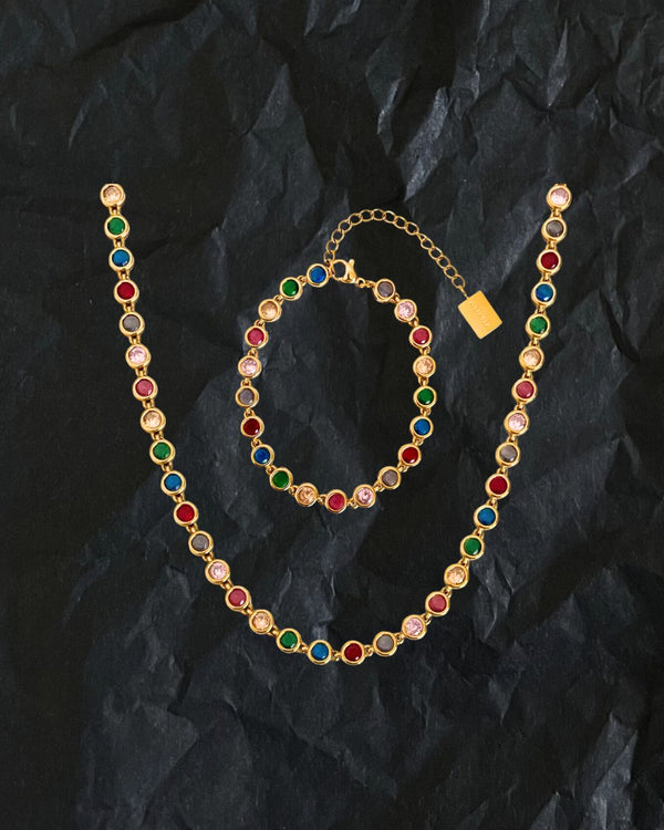 Aura Necklace & Bracelet Set