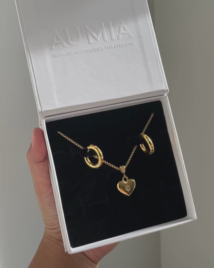 Signorina Heart Necklace | 18k Gold Plated
