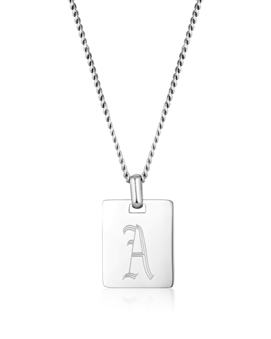 Silver Remi Initial Necklace | Not Quite Right