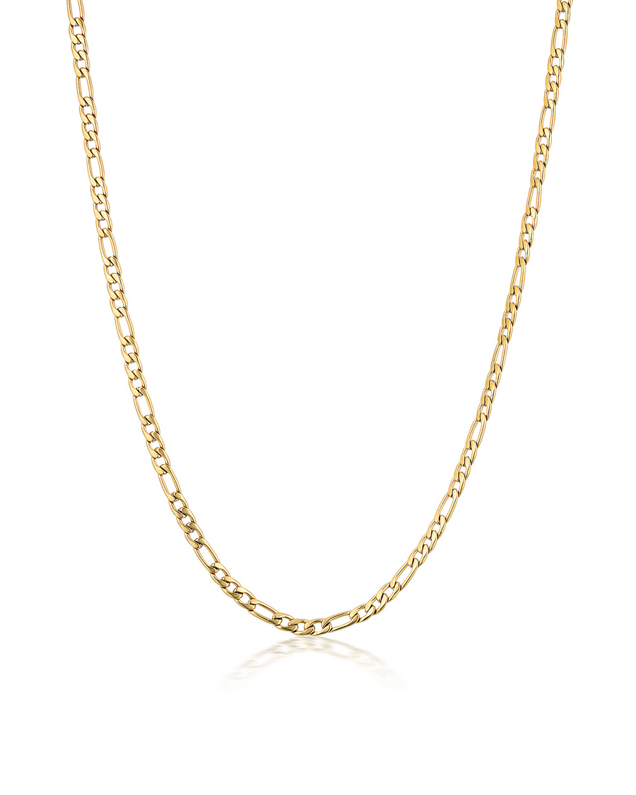2mm Figaro Chain | 18k Gold Plated