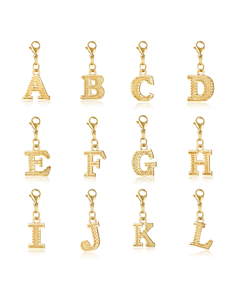 Initial Charms | 18k Gold Plated