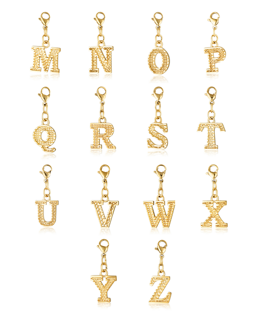 Initial Charms | 18k Gold Plated