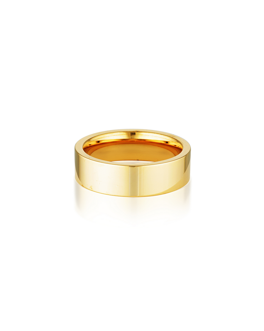 Stainless Steel 18k Gold Plated Minimal Ring