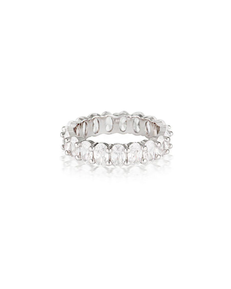 Zahirah Pave Ring | Sterling Silver