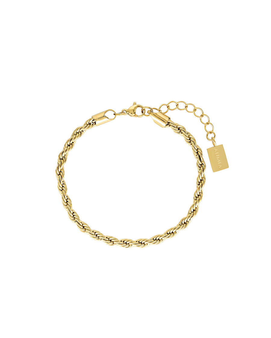 Twisted Over You Chain Bracelet | 18k Gold Plated
